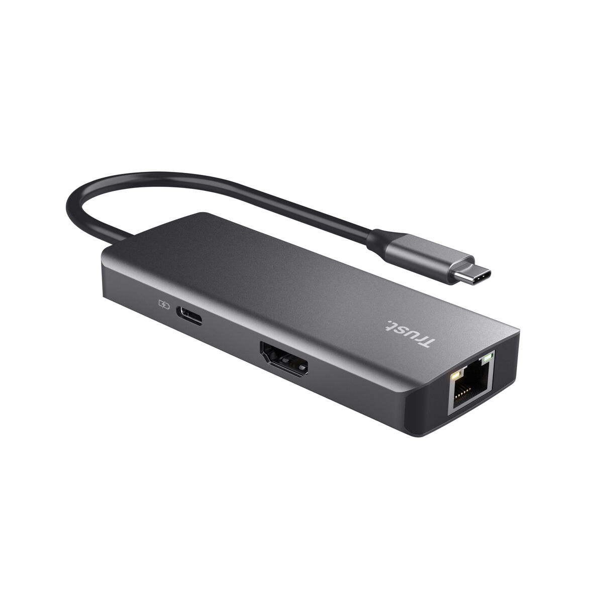 USB Hub Trust 24968 Sølv (1 enheter)